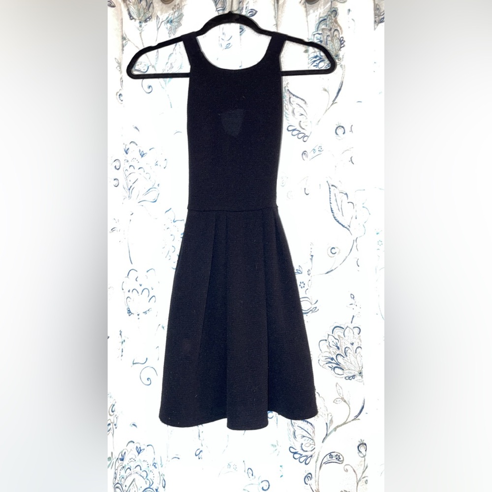 Black fit and flare